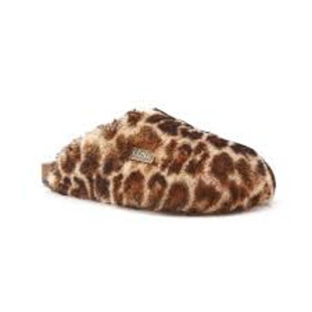 DREAMER LEOPARD super-fluff shearling slipper size US 9 = 40 EU